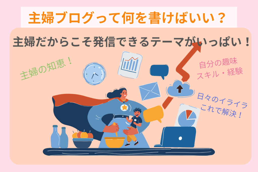 主婦ブログって何をかけばいい? アイキャッチ