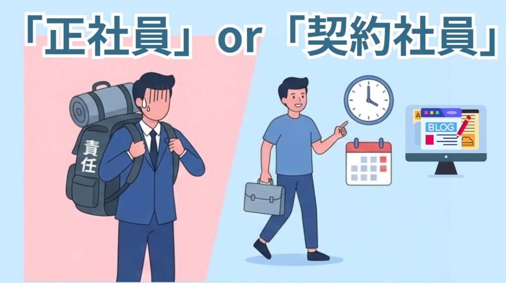 「正社員」or「契約社員」見出し画像