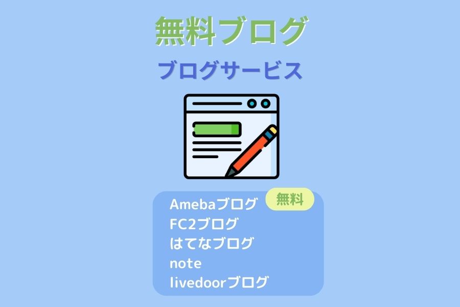 無料ブログ種類 アイキャッチ
